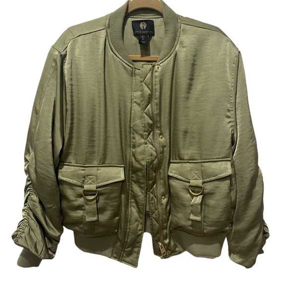 House of Harlow 1960 Women's Bomber Jacket / Gently Used / Minor Signs of Wear - Picture 2 of 13